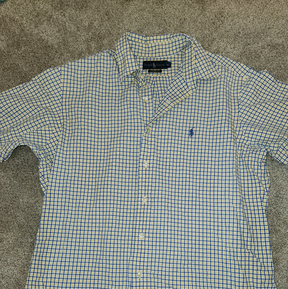 EUC Ralph Lauren Short Sleeve Button Down